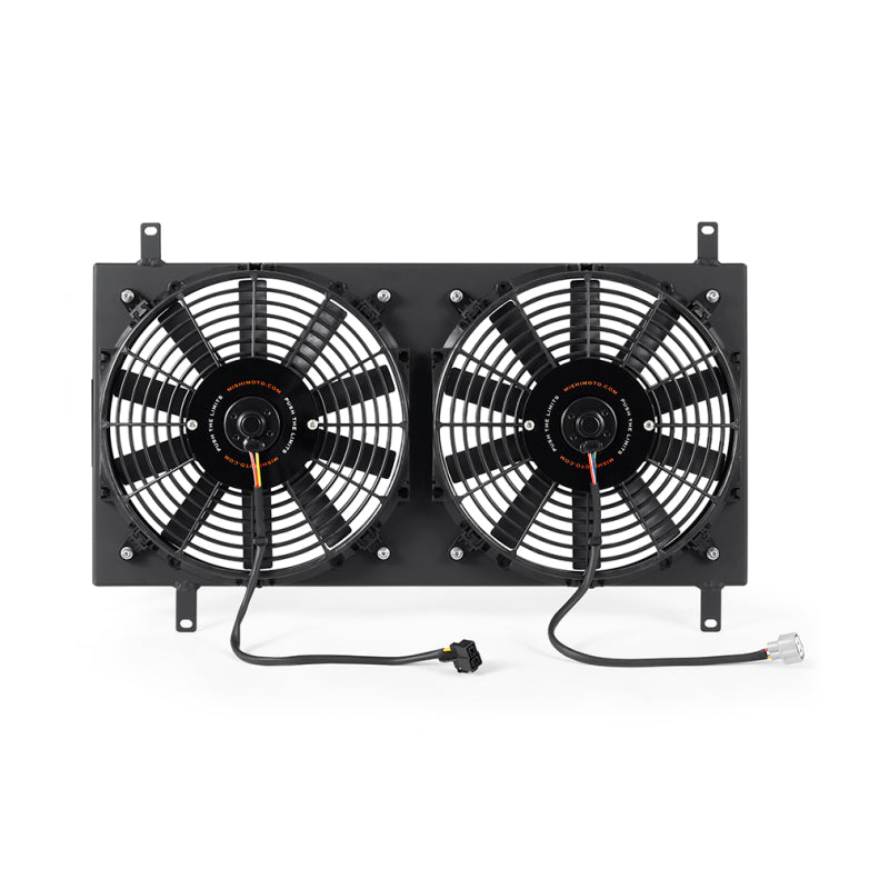 Mishimoto 90-97 Mazda Miata Aluminum Fan Shroud Kit - Black - Mammoth Racing -