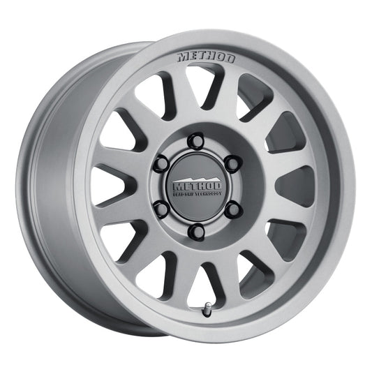 Method Mr704 17x8.5 0mm Offset 6x135 87mm CB Matte Titanium Wheel
