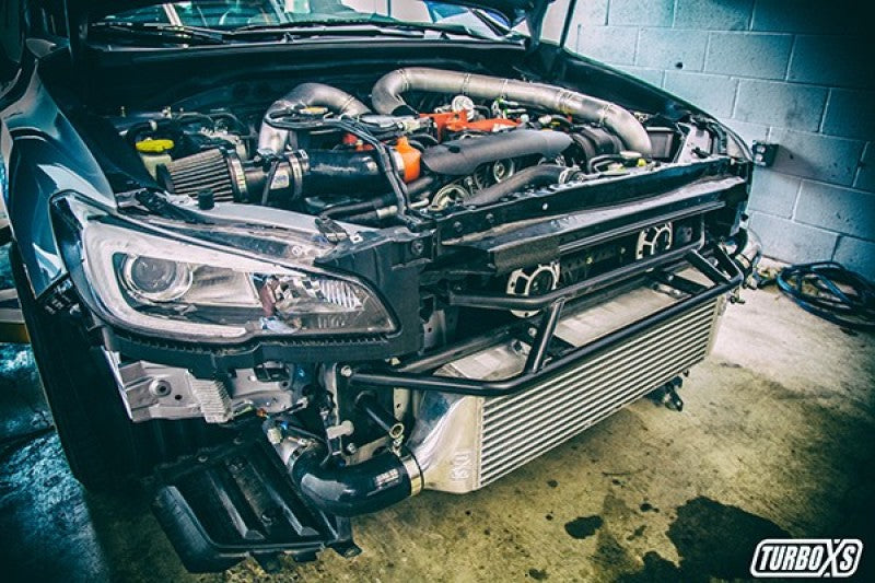 Turbo XS Fmic 2015-2017 Subaru STi - Wrinkle Red Pipes - Mammoth Racing -
