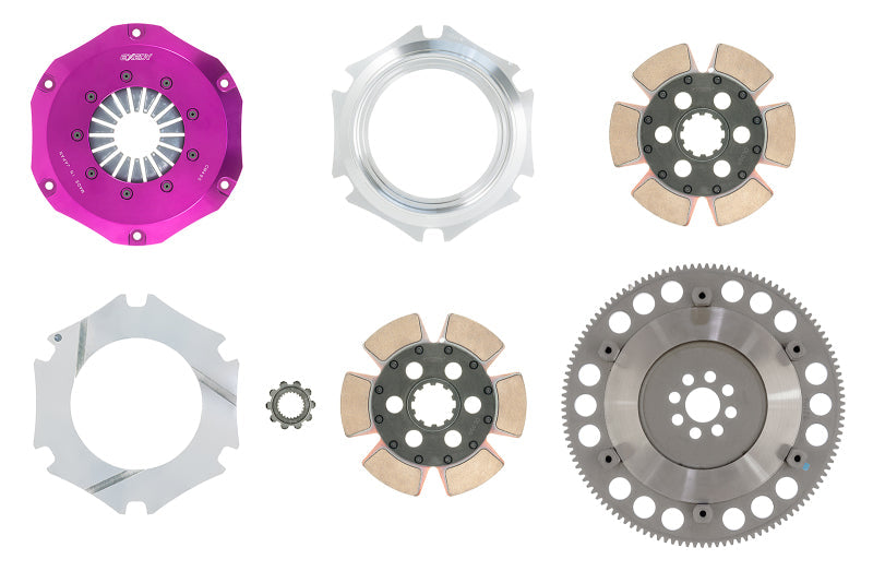 Exedy 2002-2006 Acura RSX L4 Hyper Compe-R Twin Cerametallic Clutch Rigid Disc - Mammoth Racing -