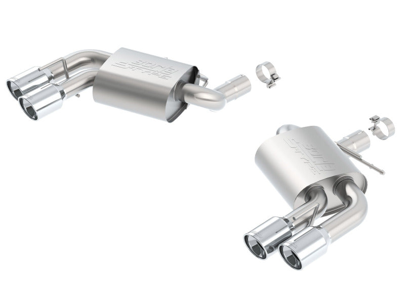 Borla 2016 Chevy Camaro 6.2L AT/MT S-Type Rear Section Exhaust w/o Dual Mode Valves - My Store