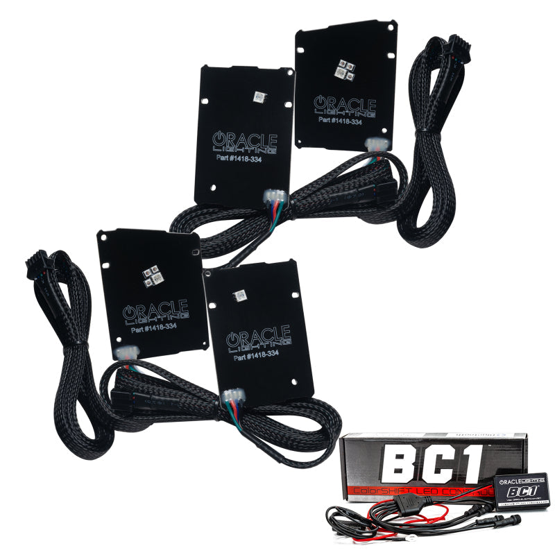 Oracle 19-21 Chevy Camaro LS/LT RGB+A Headlight DRL Upgrade Kit - ColorSHIFT w/ BC1 Controller - Mammoth Racing -