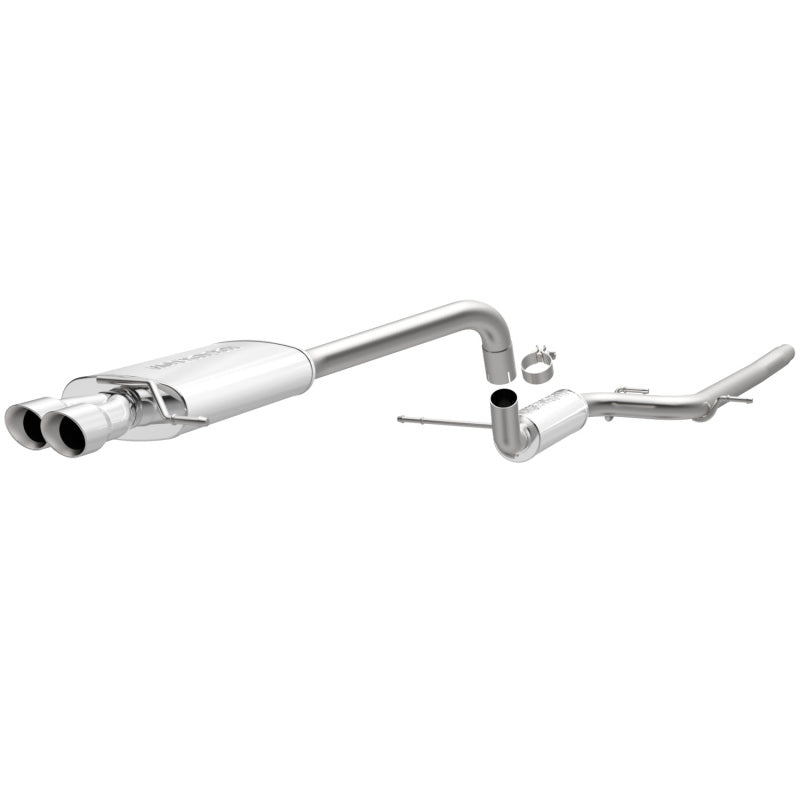 MagnaFlow Performance Cat-Back Exhaust System Dual Straight Drive Side Rear Exit 11-14 VW Jetta 2.0l - Mammoth Racing -