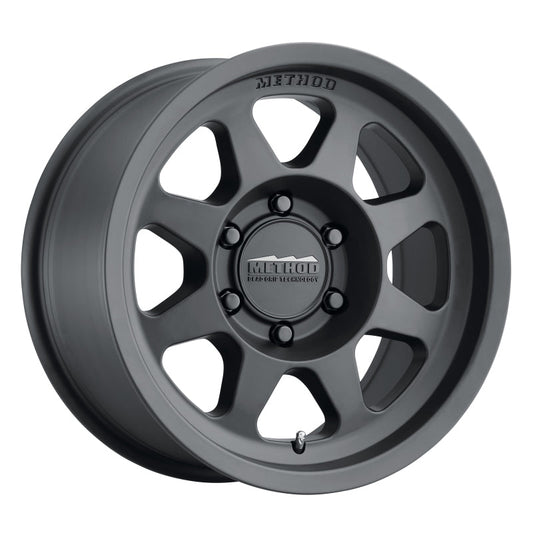 Method Mr701 16x8 0mm Offset 6x5.5 106.25mm CB Matte Black Wheel