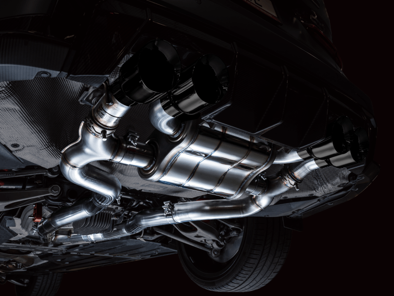 AWE SwitchPath Catback Exhaust for BMW G8X M3/M4 - Diamond Black Tips - My Store
