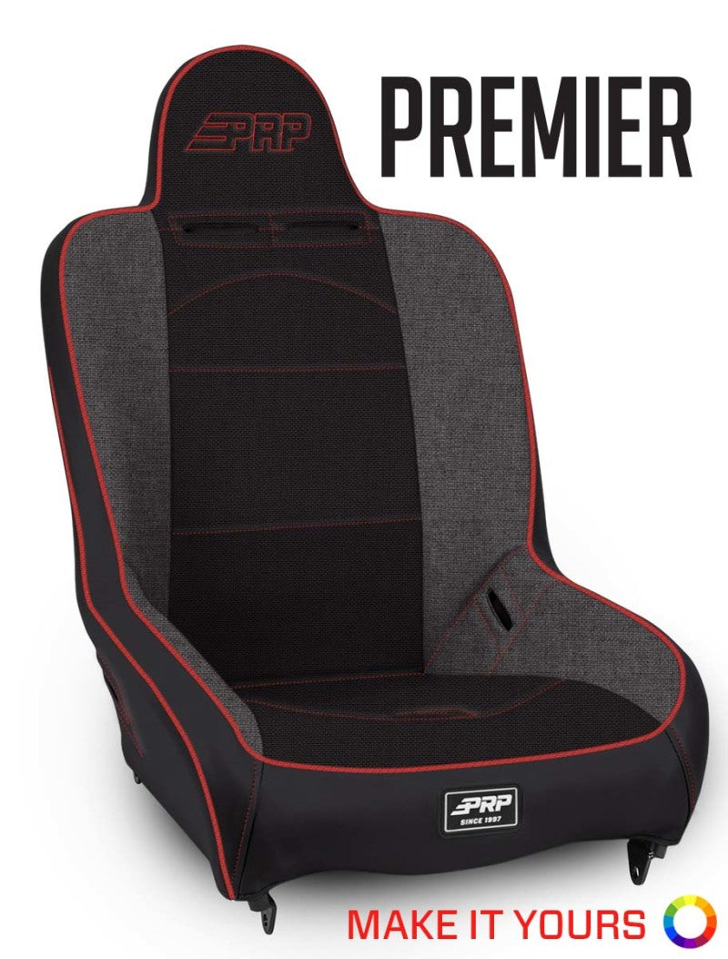 PRP Premier High Back Suspension Seat - Mammoth Racing -