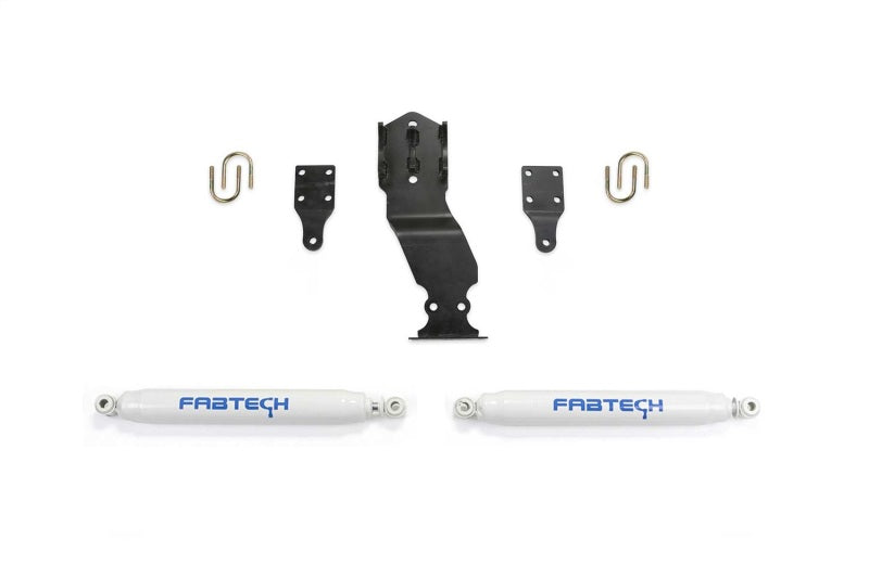 Fabtech 17-20 Ford Superduty 4WD Performance Dual Steering Stabilizer Kit - My Store