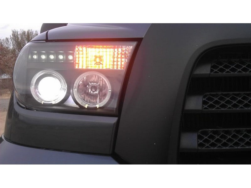 Spyder Toyota Tundra 07-133 Projector Headlights LED Halo LED Blk PRO-YD-TTU07-HL-BK - Mammoth Racing -