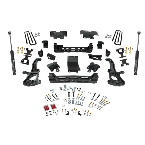 Superlift 2020 GM 2500/3500HD 6in Front Component Box - Torsion Bar and Brakeline Brackets - Mammoth Racing -