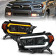ANZO 10-13 Toyota 4Runner Projector Headlights - Black - Mammoth Racing -