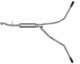 Gibson 99-01 Chevrolet Silverado 1500 Base 4.3l 2.5in Cat-Back Dual Extreme Exhaust - Aluminized - Mammoth Racing -