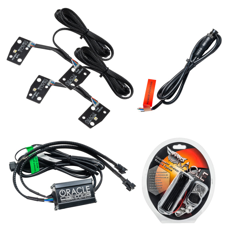 Oracle 2021 Ford Bronco DRL Upgrade w/ Halo Kit - ColorSHIFT w/ RF Controller - Mammoth Racing -