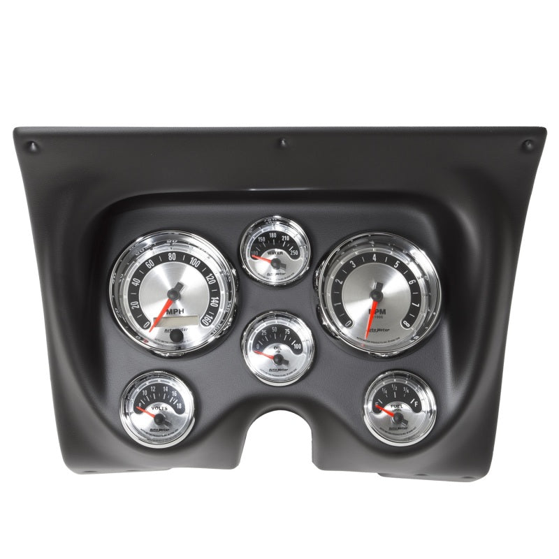 Autometer American Muscle Gauge Kit 6 Pc Camaro/Firebird 67-68 Tach/Mph/Fuel/Oilp/Wtmp/Volt - My Store