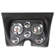 Autometer American Muscle Gauge Kit 6 Pc Camaro/Firebird 67-68 Tach/Mph/Fuel/Oilp/Wtmp/Volt - My Store