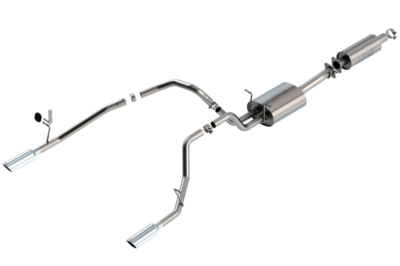 Borla 19-22 RAM 1500 3.6L V6 4DR 140.5/144.6/153.5 Wheel Base 2.25in S-Type Cat-Back Exhaust - My Store
