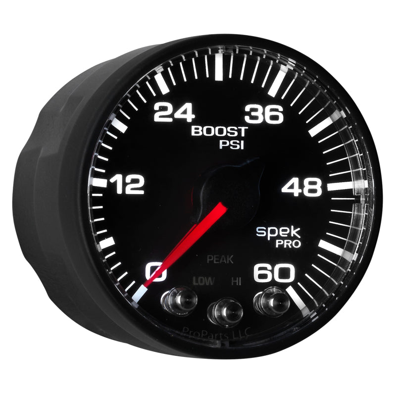 Autometer Spek-Pro 52.4mm 0-60 PSI Digital Stepper Motor Boost Gauge - My Store