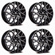 Ford Racing 21-22 Mach-E 20in Machined Face Wheel Kit - Mammoth Racing -