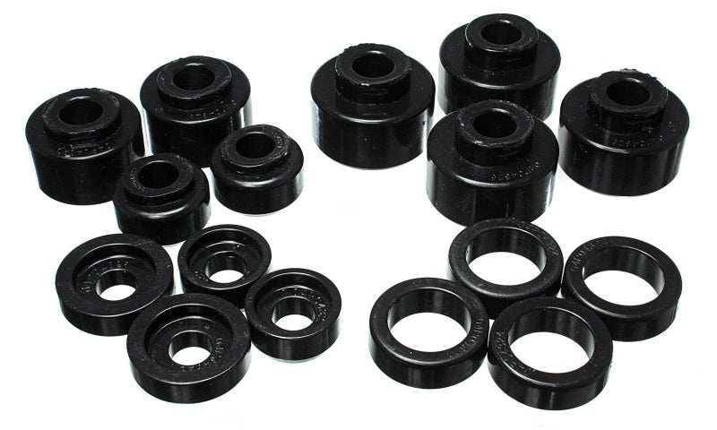 Energy Suspension 99-07 Ford F-250/F-350 SD 2/4WD Crew Cab Body Mount Set - Black - My Store