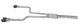 Gibson 15-16 Dodge Challenger R/T 5.7l 2.5in Cat-Back Dual Exhaust - Black Elite (Ceramic) - Mammoth Racing -