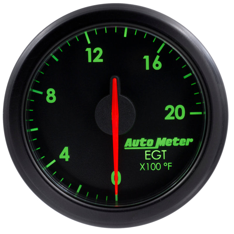 Autometer Airdrive 2-1/16in EGT Gauge 0-2000 Degrees F - Black - My Store