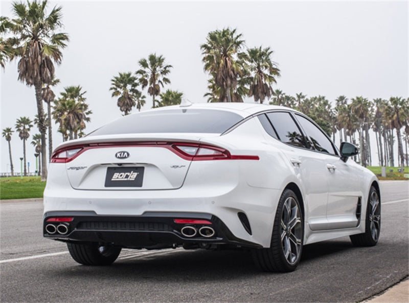 Borla 2018 Kia Stinger 3.3L V6 Turbo 2.25in Pipe Dia Dual Split Rear Exit S-Type Cat-Back Exhaust - My Store