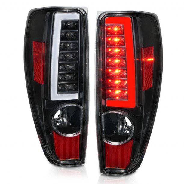 ANZO 2004-2012 Chevrolet Colorado/ GMC Canyon LED Tail Lights w/ Light Bar Black Housing - My Store