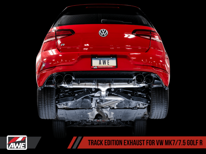 AWE Tuning MK7.5 Golf R Track Edition Exhaust w/Diamond Black Tips 102mm - My Store