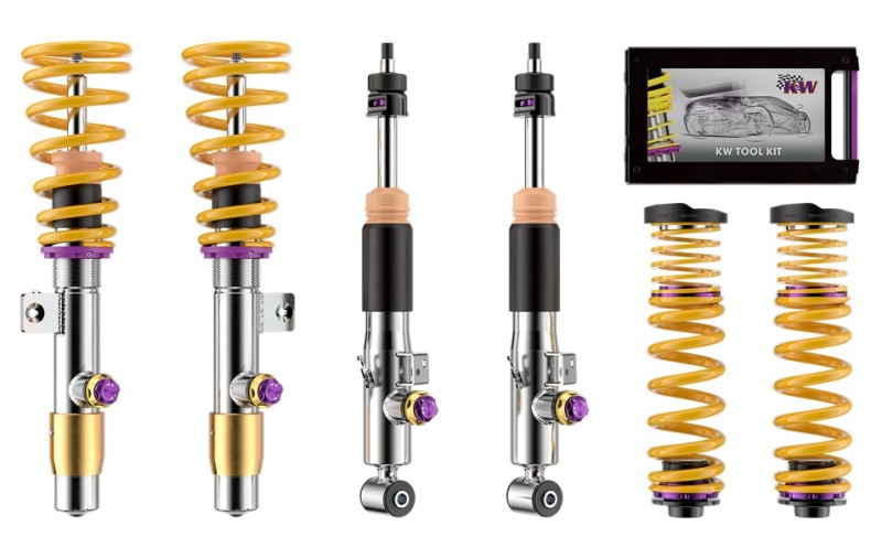KW Coilover Kit V4 2021+ BMW M3 (G80) Sedan 2WD incl. M3 Competition - Mammoth Racing -