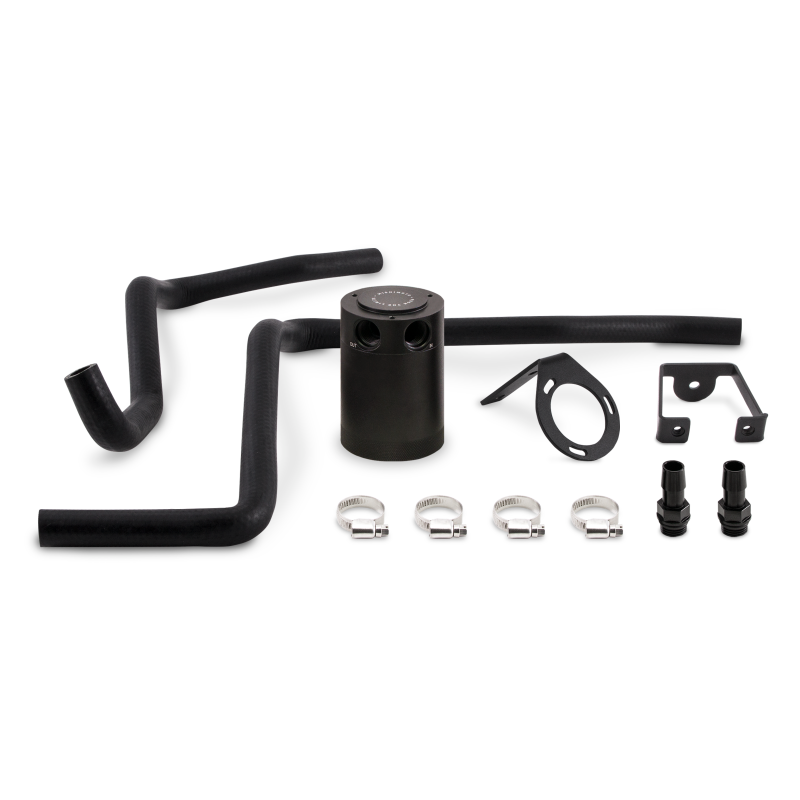 Mishimoto 12-14 Dodge Charger / 12-14 Chrysler 300C 6.4L Direct Fit Oil Catch Can Kit - Black - Mammoth Racing -