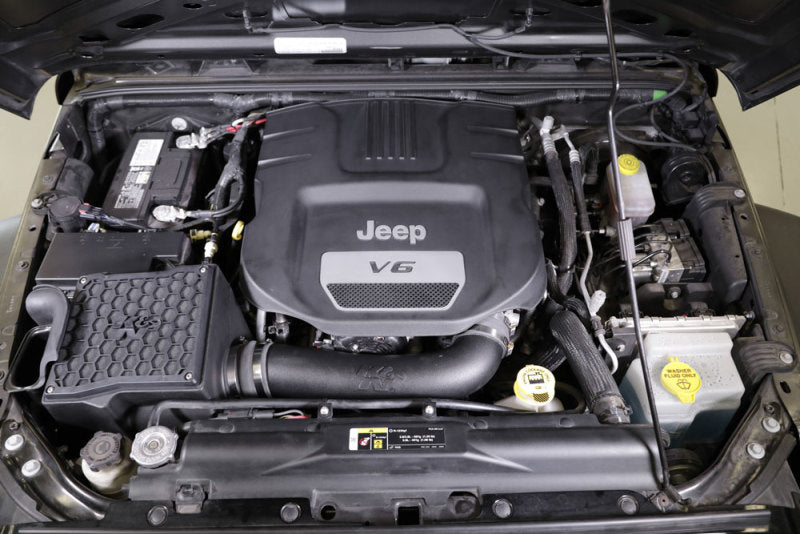 K&N 12-18 Jeep Wrangler 3.6l V6 Performance Intake Kit - Mammoth Racing -