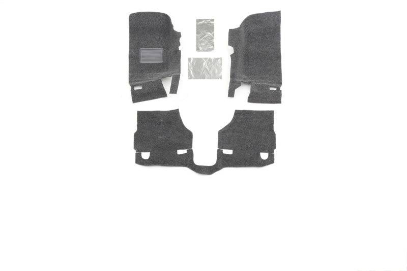 BedRug 11-16 Jeep JK 2Dr Front 3pc Floor Kit (Incl Heat Shields) - Mammoth Racing -
