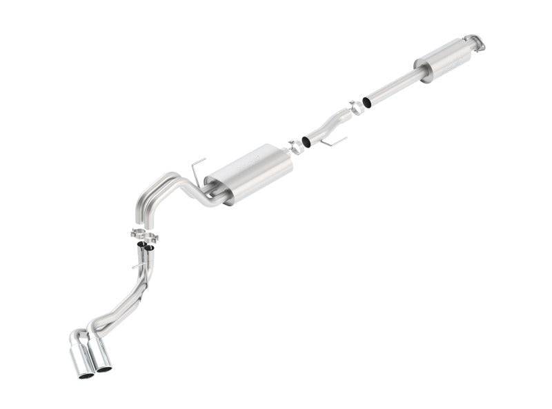 Borla 15-16 Ford F-150 3.5L EcoBoost Ext. Cab Std. Bed Catback Exhaust S-Type Truck Side Exit - Mammoth Racing -
