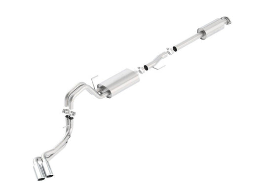 Borla 15-16 Ford F-150 3.5L EcoBoost Ext. Cab Std. Bed Catback Exhaust Touring Truck Side Exit - Mammoth Racing -
