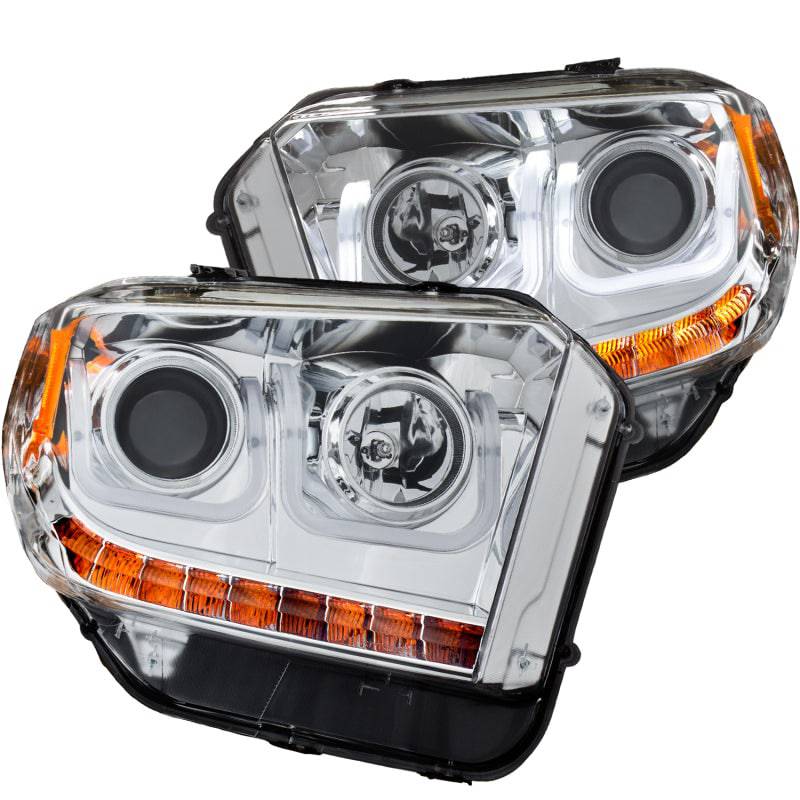ANZO 2014-2016 Toyota Tundra Projector Headlights w/ U-Bar Chrome - Mammoth Racing -