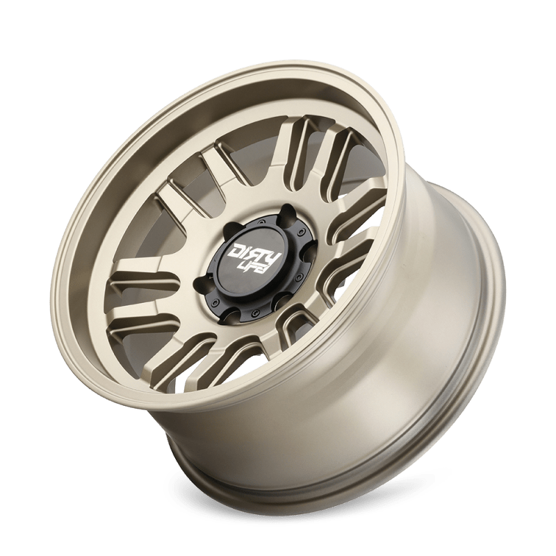 Dirty Life 9310 Canyon 17x9 / 5x127 BP / -12mm Offset / 71.5mm Hub Satin Gold Wheel - Mammoth Racing -