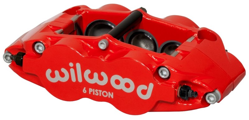 Wilwood Caliper-Narrow Superlite 6r-rh - Red 1.62/1.12/1.12in Pistons 1.10in Disc - Mammoth Racing -
