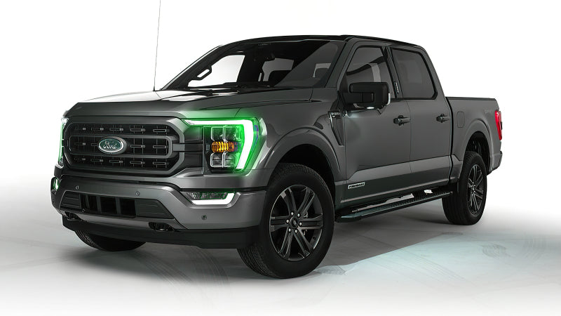 Oracle 21-22 Ford F-150 ColorSHIFT RGB+W Headlight DRL Upgrade Kit w/ RF Controller - Mammoth Racing -