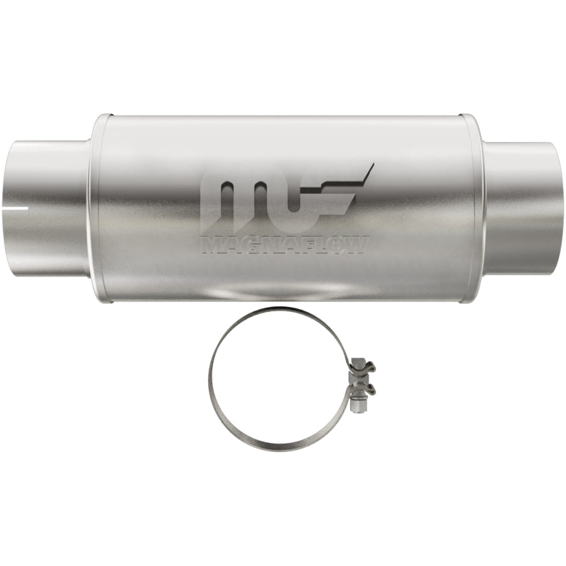 MagnaFlow Muffler Mag DSL SS 7x7x14 5in Inlet 5in Outlet - Mammoth Racing -