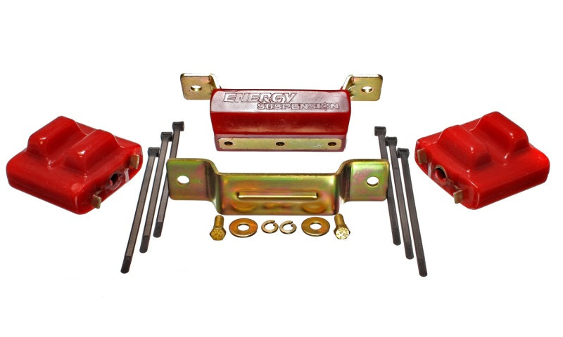 Energy Suspension 88-94 GM Blazer 4WD K Series Red Motor and Transmision Mounts; Zinc Finish - My Store