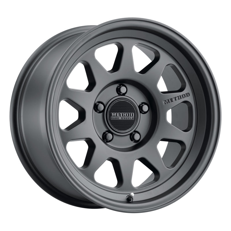 Method Mr316 17x8.5 0mm Offset 5x5 71.5mm CB Matte Black Wheel - Mammoth Racing -