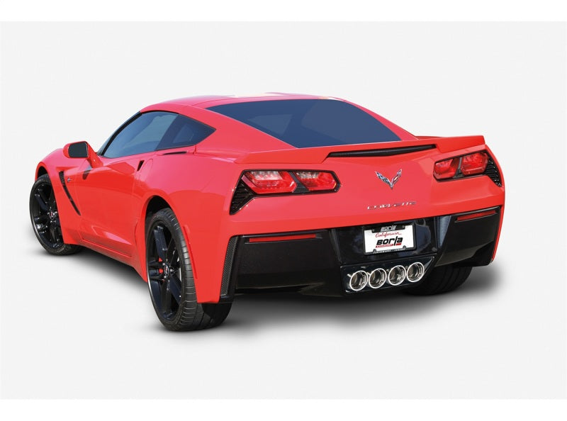 Borla 14-15 Chevy Corvette C7 w/ AFM w/o NPP Atak Rear Section Exhaust Quad Rd RL Tips - My Store