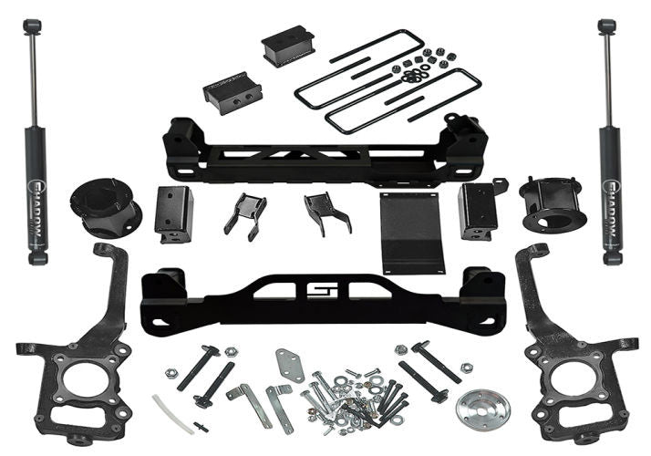 Superlift 15-19 Ford F-150 4WD 6in Lift Kit w/ Superlift Rear Shocks - Mammoth Racing -