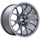 BBS CH-R 19x12 5x130 ET45 CB71.6 Satin Titanium Polished Rim Protector Wheel - Mammoth Racing -