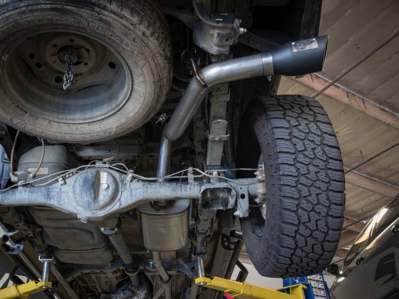 aFe 16-22 Toyota Tacoma Apollo GT Series 2.5in. - 3in. 409 SS Cat-Back Exhaust System w/ Black Tip - My Store