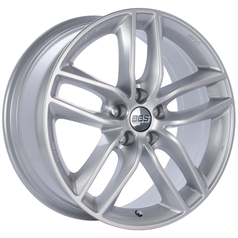 BBS SX 18x8 5x108 ET45 Sport Silver Wheel -70mm PFS/Clip Required - Mammoth Racing -
