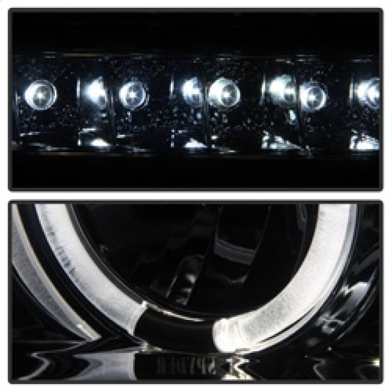 Spyder Toyota Tundra 07-13 Projector Headlights LED Halo LED Smke PRO-YD-TTU07-HL-SM - Mammoth Racing -
