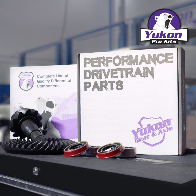 Yukon 8.8in Ford 4.11 Rear Ring & Pinion Install Kit 2.53in OD Axle Bearings and Seals - Mammoth Racing -