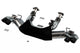 Borla 2020 Chevrolet Corvette C8 6.2 ATAK 3in Exhaust System Dual Round Rolled A/C Black Chrome Tips - My Store