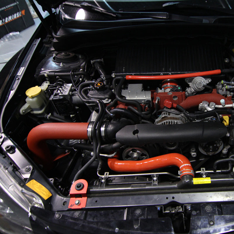 Mishimoto 08+ Subaru WRX/STi Performance Cold Air Intake Kit - Wrinkle Red - Mammoth Racing -