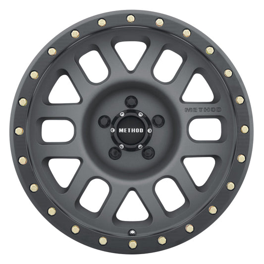 Method Mr309 Grid 18x9 +18mm Offset 5x150 116.5mm CB Titanium/Black Street Loc Wheel